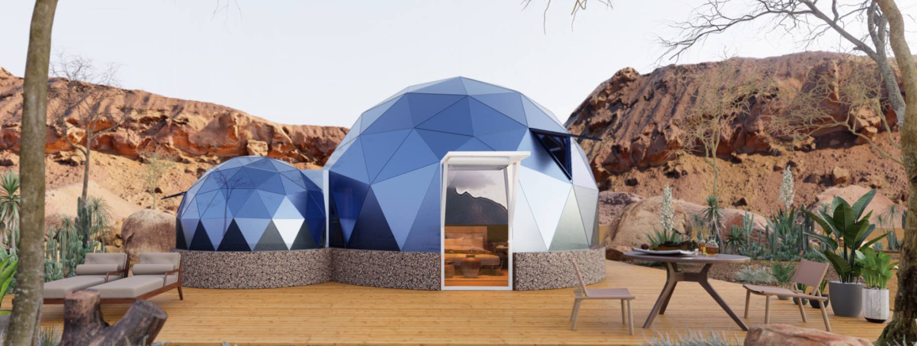 肥城市球形智能光伏玻璃星空房